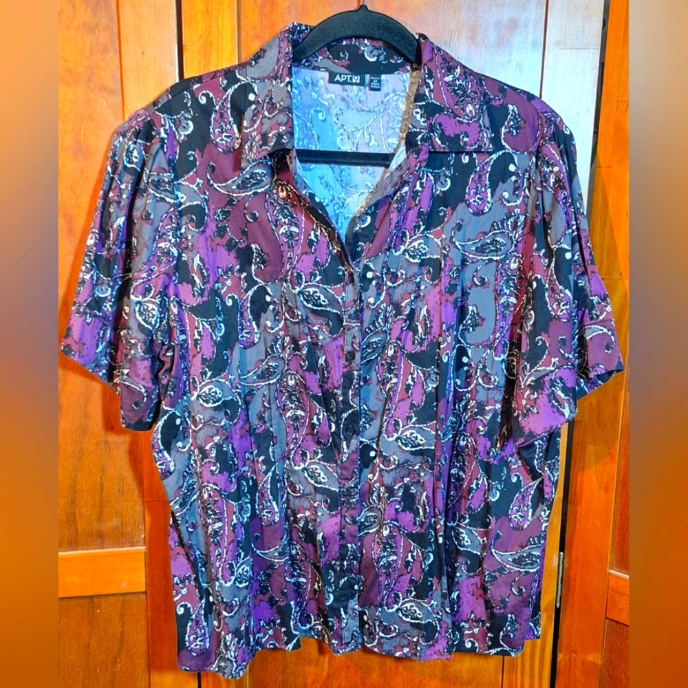 APT. 9 Floral Button Down Shirt